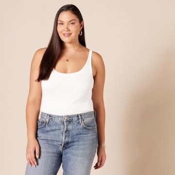 Amazon Essentials Women's Slim-Fit Tank Top Pack of 2
