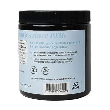 Rodelle Gourmet 8 Oz Baking Cocoa - Rich Flavor