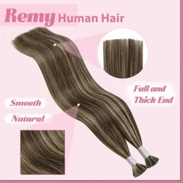YoungSee I Tips Hair Extensions Durable Real Human Hair 22 Inch