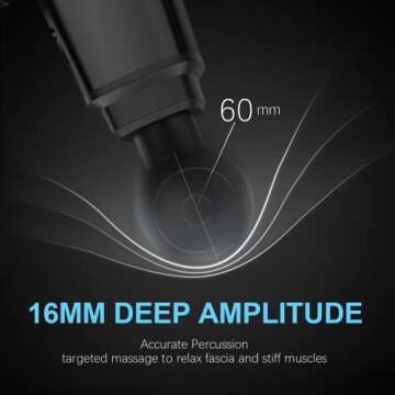 Muscle Massage Gun Deep Tissue Quiet Percussion Massager