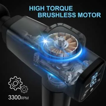 Muscle Massage Gun Deep Tissue Quiet Percussion Massager