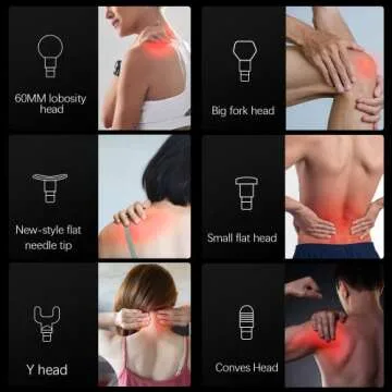 Muscle Massage Gun Deep Tissue Quiet Percussion Massager