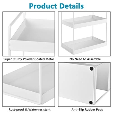 Aisung 3-Tier Bathroom Countertop Organizer for Storage