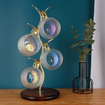 Elegant HoroM Gold Coffee Mug Tree for Your Kitchen