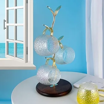 Elegant HoroM Gold Coffee Mug Tree for Your Kitchen
