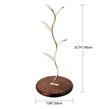 Elegant HoroM Gold Coffee Mug Tree for Your Kitchen