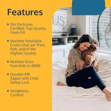 ULTIMATE SACK 6ft Bean Bag Chair for Ultimate Comfort