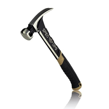 Spec Ops Tools 20 oz Rip Claw Nailing Hammer - Lightweight and Versatile for All Projects