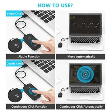 Cloudeck Undetectable Mouse Jiggler for Effortless Clicking