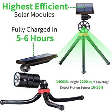 Solar Camping Lights Waterproof for Outdoor Use