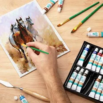 Norberg & Linden Acrylic Paint Set - Canvas and Acrylic Paint Sets for Adults, Teens, Kids - Include...