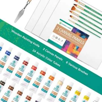 Norberg & Linden Acrylic Paint Set - Ideal for All Ages