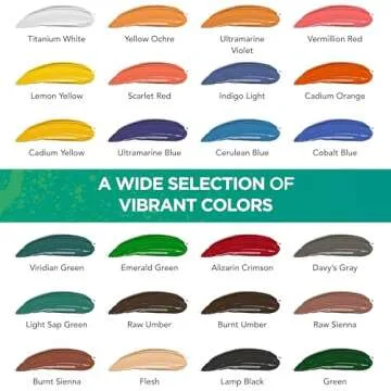 Norberg & Linden Acrylic Paint Set - Ideal for All Ages