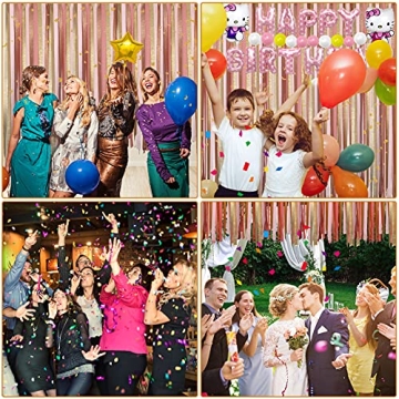 Vibrant 12 Rolls 984 Feet Streamers for Parties