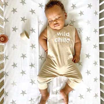 Denver James Onesie Romper Soft Cotton 5 Button Snap Closure for Boys Girls Baby Newborn Infant Toddler | Witty Sayings.