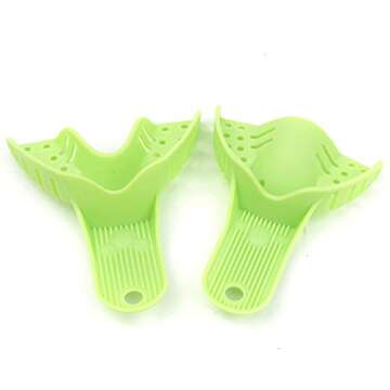 Professional AZDENT Dental Plastic Impression Trays 20 pcs