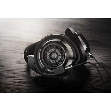 Sennheiser HD 800 S Over-the-Ear Audiophile Reference Headphones - Ring Radiator Drivers With Open-B...
