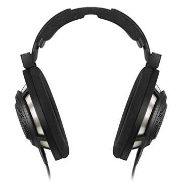 Sennheiser HD 800 S Over-the-Ear Audiophile Reference Headphones - Ring Radiator Drivers With Open-Back Earcups, Includes Balanced Cable, 2-Year Warranty (Black)