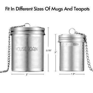 HOUSE AGAIN Premium Tea Infuser for Loose Leaf Tea