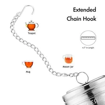 HOUSE AGAIN Premium Tea Infuser for Loose Leaf Tea