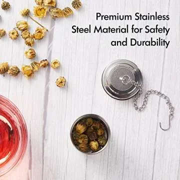 HOUSE AGAIN Premium Tea Infuser for Loose Leaf Tea