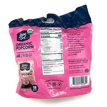 LESSEREVIL Organic Himalayan Pink Popcorn for All Ages