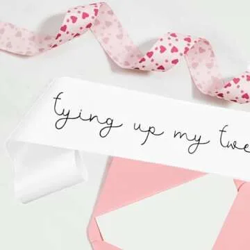 Magnusson's Garden Tying Up My Twenties Sash, RIP 20s Birthday Sash, Coquette Bow Party Supplies, Black Bow Themed Happy 30th Birthday Decorations