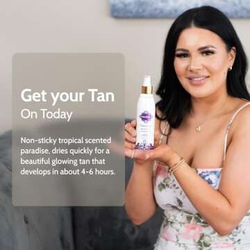 Fake Bake Flawless Self-Tanning Liquid Streak-Free, Long-Lasting Natural Glow For All Skin Tones - S...
