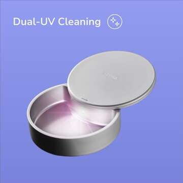 Zima Dental Go Case | Metal UV Cleaner | UV Retainer Cleaner | Holder Case for Aligners, Mouth Guard, Night Guard, Sports Mouthguard | UV Dental | Zima Go