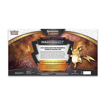 Pokemon 820650803635 TCG: Shining Legends Raichu Gx Special Collection Box