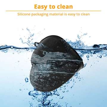 KUFUNG Silicone Heating Resistant Oven Mitts for Cooking