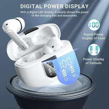 2024 Wireless Earbuds with Bluetooth 5.3 & 42 Hours Playtime