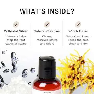 Eye Envy Tear Stain Remover Solution for Dogs|100% Natural,Safe|Recommended by Breeders/Vet/Professional Handlers/Groomers|Contains colloidal Silver|Remove Stains from White/Light Fur,Skin Folds (8oz)