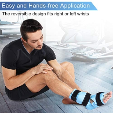 REVIX Ankle Ice Pack Wrap for Foot Pain Relief