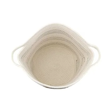 Midlee Dog Toy Cotton Basket - Stylish Storage for Pets