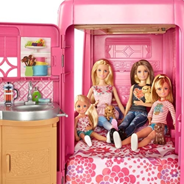 Barbie Pop-Up Camper 3-Story Playset with Pool