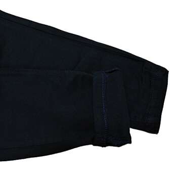 VICVIK High Waist Women Knee Skinny Denim Distressed Ripped Boyfriend Jeans (M, Black)