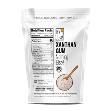 It's Just Xanthan Gum 8oz for Keto Baking and Sauces