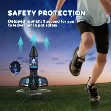 Dynamic Rceico Rocket Launcher for Kids up to 200 Ft