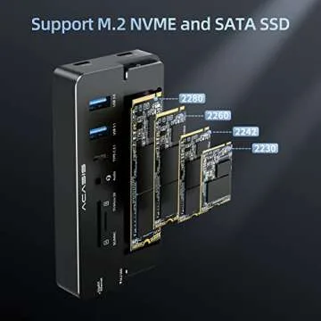 ACASIS 10-in-1 USB C Hub Docking Station with NVME Enclosure