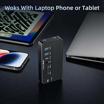 ACASIS 10-in-1 USB C Hub Docking Station with NVME Enclosure