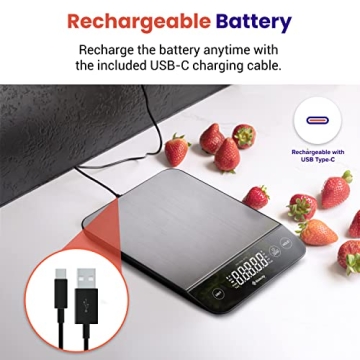 Etekcity Digital Kitchen Scale 22lb for Accurate Cooking