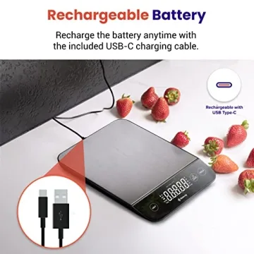 Etekcity Digital Kitchen Scale 22lb for Accurate Cooking