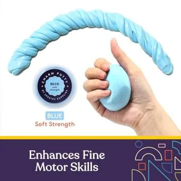 Special Supplies Sensory Therapy Putty for Kids and Adults with Cute Charms, Resistive Hand Exercise...
