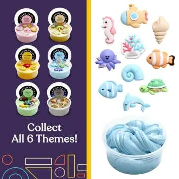 Sensory Therapy Putty for Kids & Adults with Charms