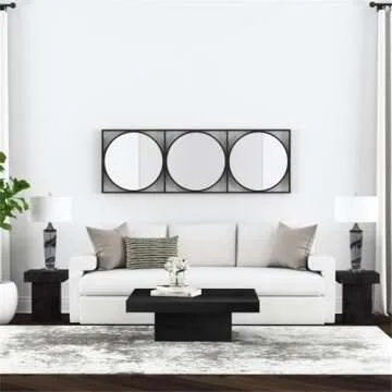 MAKLAINE Modern Wood Cocktail Table - Stylish & Functional Decor