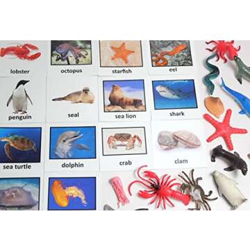 Montessori Animal Match - Miniature Ocean Animals