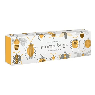 Creative Insect-Inspired Stamp Kit with 25 Stamps and 2 Ink Pads