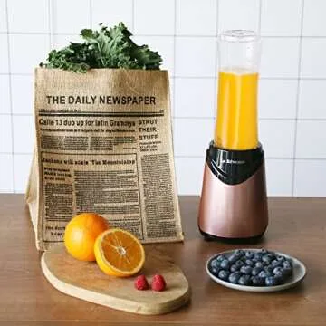 La Reveuse Personal Smoothie Blender with Travel Bottles