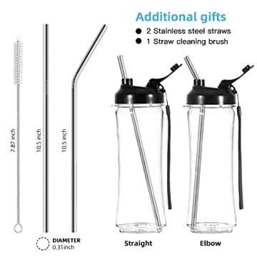 La Reveuse Personal Smoothie Blender with Travel Bottles